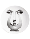 Fornasetti Tema E Variazioni Porcelain Plate (26cm) In White