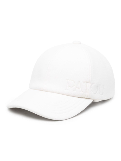 Patou Logo-embroidered Baseball Cap In White