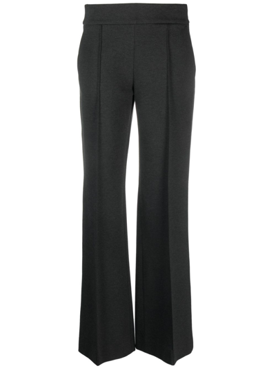 Dorothee Schumacher High-waisted Wide-leg Trousers In Grey
