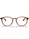 Giorgio Armani Clear-lenses Square-frame Sunglasses In Brown