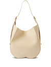 Burberry Medium Chess Leather Shoulder Bag In Neutrals