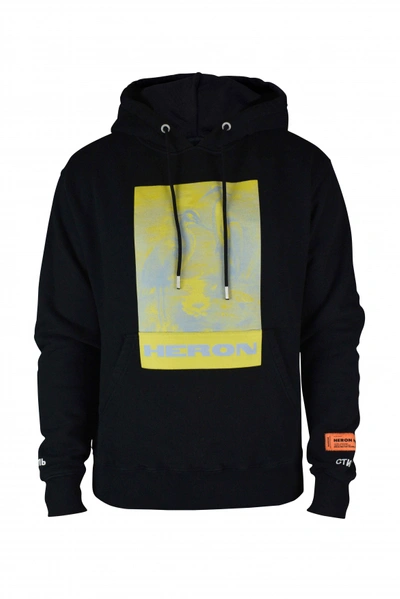 Heron Preston Logo Hooded Sweatshirt In Black