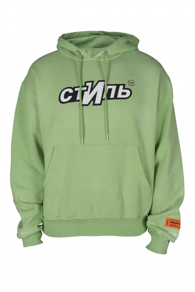 Heron Preston Sweatshirt In Green