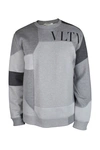 Valentino Vltn-print Patchwork Sweatshirt