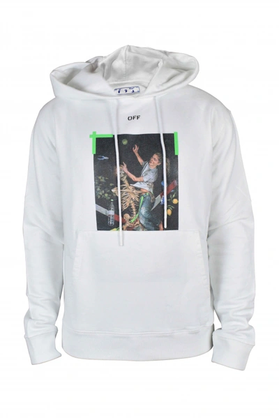 Off-white Luxury Sweatshirt For Men   Pascal Off White White Hoodie