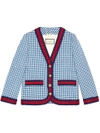 GUCCI Wool jacket with Web,469282ZJM1712146794