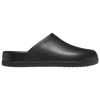 Crocs Perforated Platform Clogs In Black/black