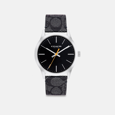 Coach Outlet Baxter Watch, 39 Mm In Grey