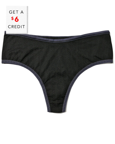 Hanky Panky Movecalm™ High-rise Thong In Grey