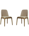 Manhattan Comfort Set Of 2 Courding Dining Chairs