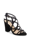 SCHUTZ OPEN TOE CAGE SANDALS,0400093235478