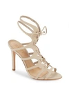 SCHUTZ Laurine Leather Stiletto-Heel Sandals,0400094891269