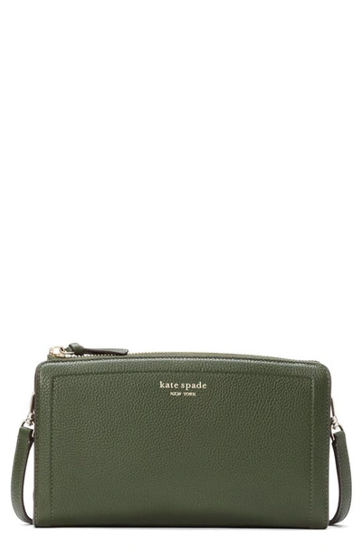 Kate Spade Knott Small Pebbled Leather Crossbody Bag In Bonsai Tree