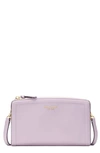 Kate Spade Knott Small Leather Crossbody Bag In Violet Mist