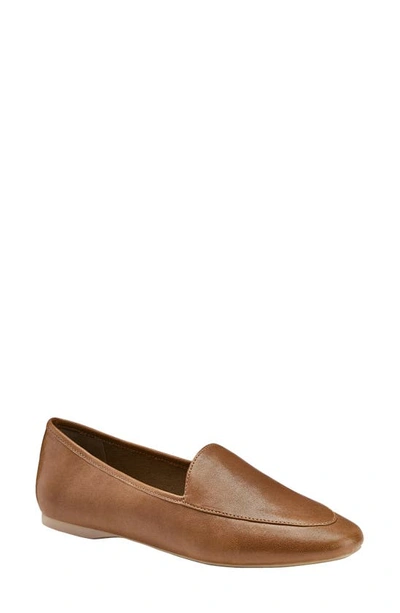 Birdies Vesper Flat In Hazelnut Leather