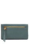 Hobo Lumen Leather Bifold Wallet In Sage Leaf