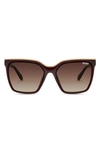 QUAY LEVEL UP 51MM SQUARE SUNGLASSES