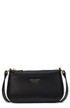 Kate Spade Small Bleecker Saffiano Leather Crossbody Bag In Black