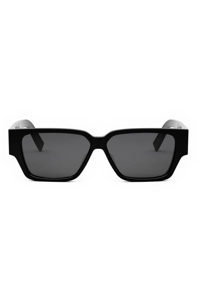 Dior Men's Cd Diamond S5i 56mm Geometric Sunglasses In Grey