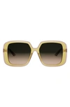 Dior Full Frame Sunglasses In Yellow