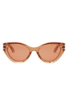 Dior Eyewear Signature B7i Butterfly Sunglasses In Orango/blumr