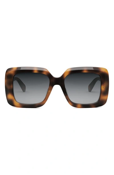 CELINE BOLD 3 DOTS SQUARE SUNGLASSES