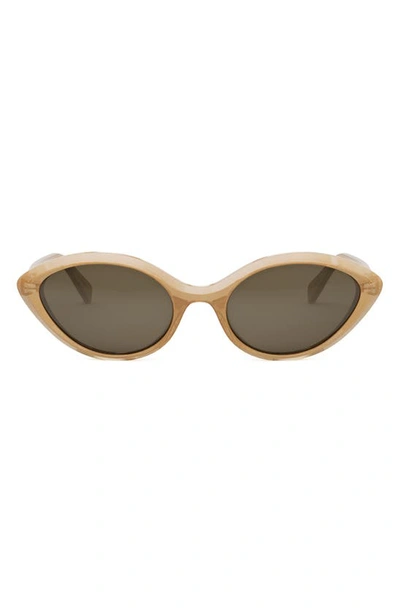 Celine Cat Eye Sunglasses In Brown