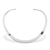 Ekria Timeless Duo Necklace Shiny White Gold