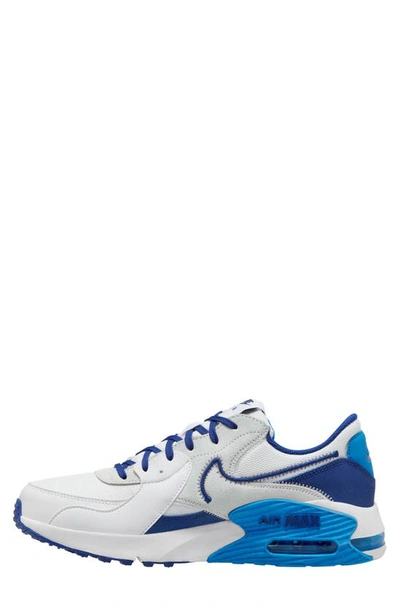 Nike Air Max Excee Sneaker In White/ Deep Royal Blue/ Blue