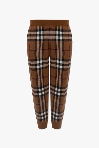 Burberry Brown Marley Lounge Pants In New