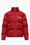 Palm Angels Puffer In Red Polyamide In New