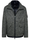 Dolce & Gabbana Grey Virgin Wool Blend Jacket In Grey