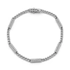 DANA REBECCA DESIGNS SYLVIE ROSE CUBAN CHAIN BAR BRACELET