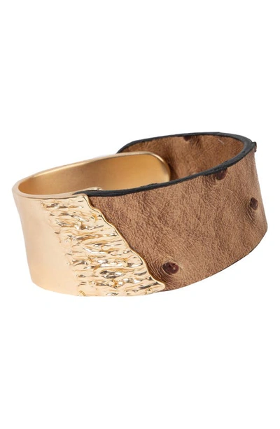 Saachi Matte Gold Wild Ways Bracelet