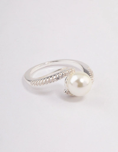 Lovisa Silver Plated Wrapped Pearl Ring