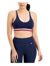 Tommy Hilfiger Sport Womens Logo Fitness Sports Bra In Multi