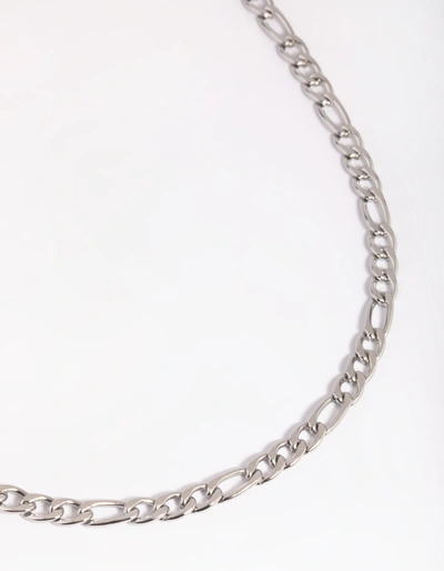 Lovisa Surgical Steel Figaro Necklace In Silver