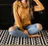 Ampersand Ave Fullzip Sweatshirt In Maple In Yellow