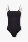 BOTTEGA VENETA BOTTEGA VENETA BLACK ONE-PIECE SWIMSUIT