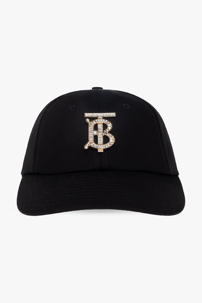 Burberry Crystal-embellished Baseball Cap In New