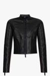 Dsquared2 Panelled Leather Jacket In New