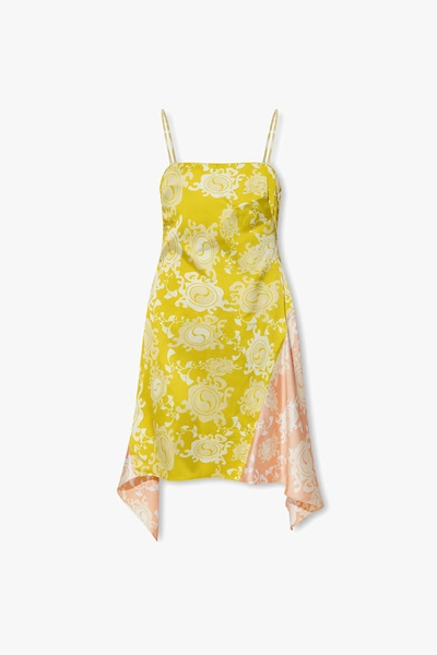 Dsquared2 Floral-print Draped Dress In New