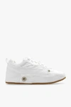 Loewe White Denim Deconstructed Sneakers In New