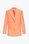 Off-white Blazer In Orange Wool In New