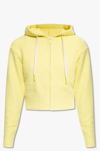 Ugg Hana Textured Fleece Zip-up Crop Hoodie In New