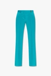 VERSACE VERSACE BLUE FLARED TROUSERS