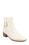 Journee Collection Elley Bootie In Ivory
