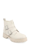 Journee Collection Maebry Buckle Bootie In Bone