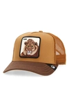 GOORIN BROS LION PATCH TRUCKER CAP
