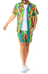 OPPOSUITS LOOPY LINES CAMP SHIRT & SHORTS SET
